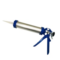 Пистолет для герметика 300 мл закрытый, алюминиевый