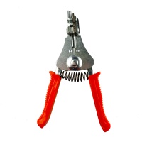 Кабелерез, съемник изоляции полуавтоматический, красные ручки, «Maximum» MX 02715 (3366)