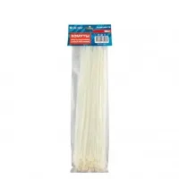 Хомуты нейлоновые  4x250 мм, 100 шт, белые, "MAXIMUM" (3282)